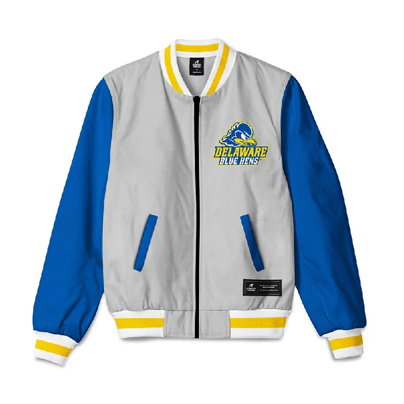 Delaware - NCAA Women's Swimming & Diving : Brenna Ross -  Bomber Jacket Zippered Jacket Buttoned Jacket Snapped Jacket