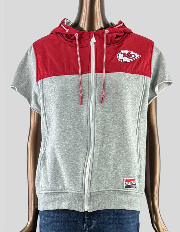 NFL TEAM APPAREL Chiefs Hooded Jacket - Medium Cotton Fabric Linen Fabric Terry Fabric