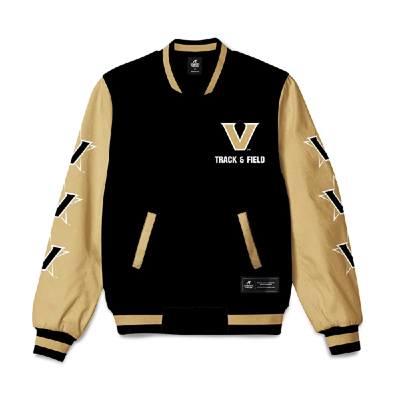Vanderbilt - NCAA Women's Track & Field : Kenyah Conner - Bomber Jacket Chenille Jacket Brocade Jacket Lace Jacket Vanderbilt - NCAA Women's Track & Field : Kenyah Conner - Bomber Jacket Chenille Jacket Brocade Jacket Lace Jacket