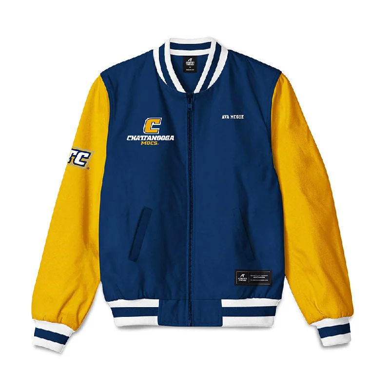 UTC - NCAA Women's Track & Field : Ava Mcgue - Bomber Jacket One-Shoulder Jacket Off-the-Shoulder Jacket Asymmetrical Jacket UTC - NCAA Women's Track & Field : Ava Mcgue - Bomber Jacket One-Shoulder Jacket Off-the-Shoulder Jacket Asymmetrical Jacket