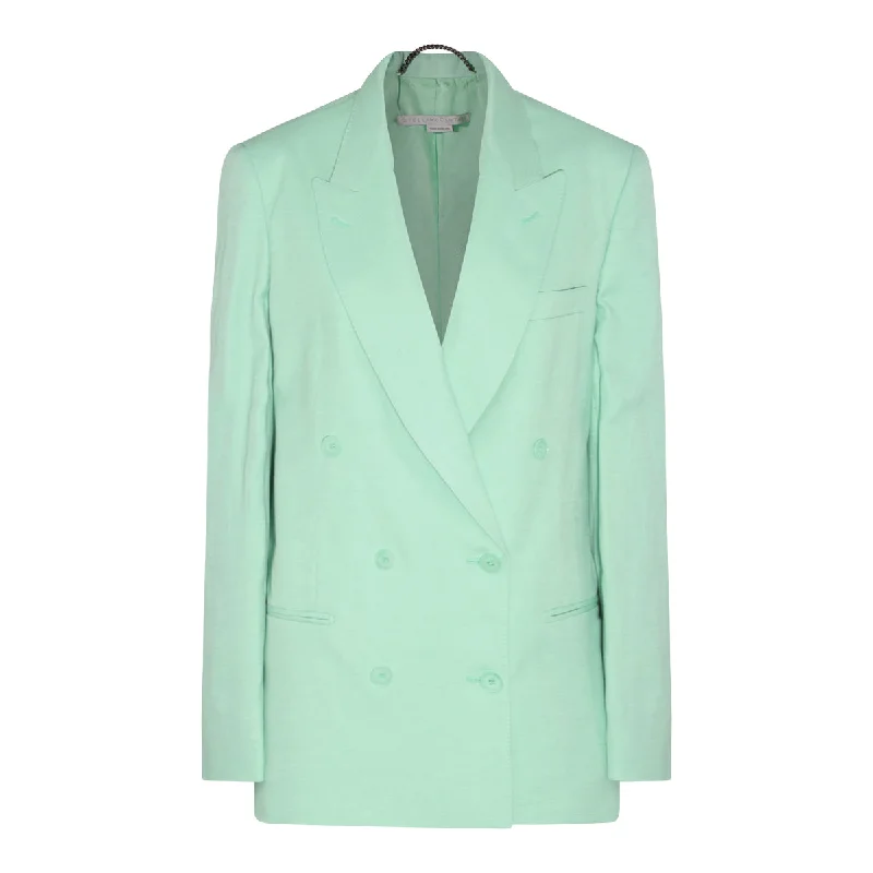 Stella Mccartney Jackets Satin Fabric Silk Fabric Chiffon Fabric