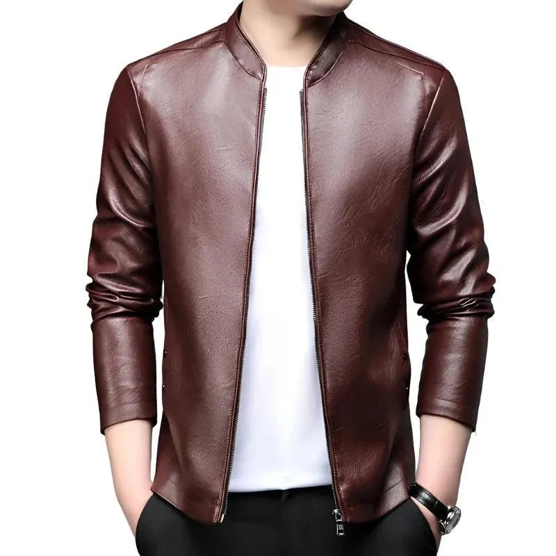 Modern Slim Fit Men Leather Jacket Corduroy Jacket Velvet Jacket Brocade Jacket