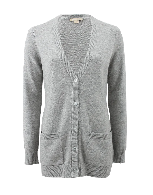 Cotton Cashmere Long Cardigan Casual Formal Business