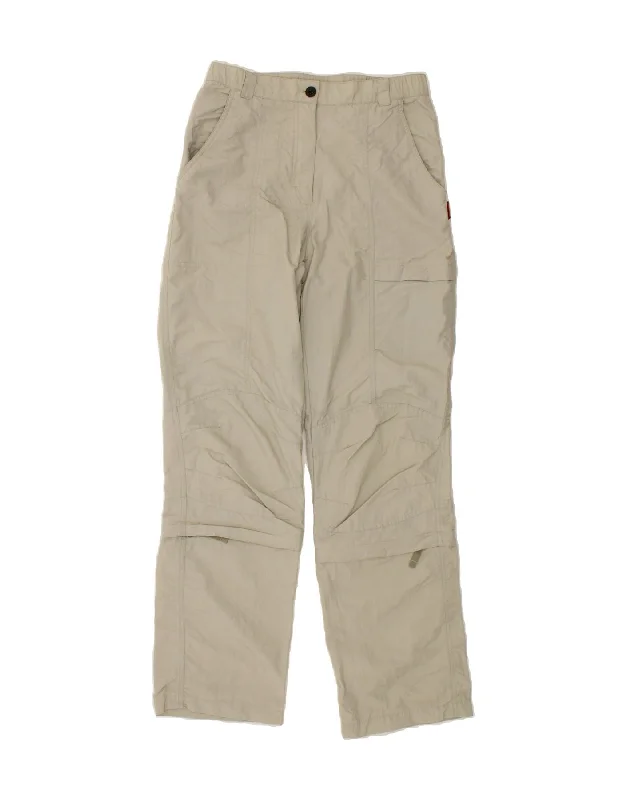 MCKINLEY Womens Hiking Trousers EU 38 Medium W28 L31 Khaki Nylon Trousers fashionable trendy