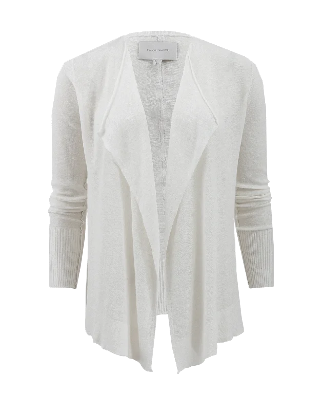 Marina Drape Cardigan Wool Cardigan Cotton Cardigan Cashmere Cardigan