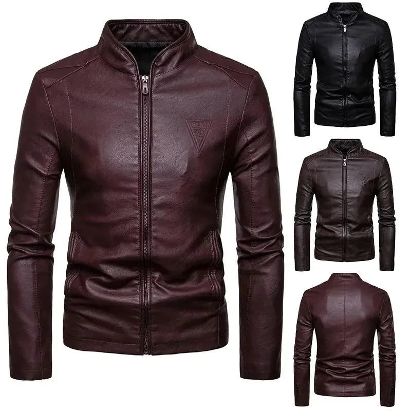 Urban Edge Slim Fit Leather Jacket Mesh Jacket Canvas Jacket Denim Jacket