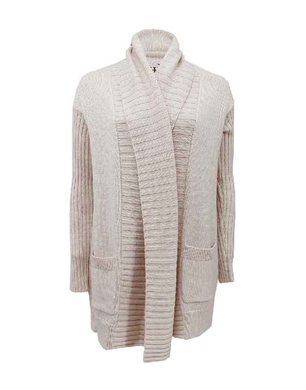 Long Shawl Collar Cardigan Crew Neck V-Neck Turtle Neck