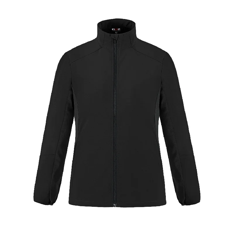 L04201 - Pursuit - Ladies Packable Athleisure Jacket Zippered Front Buttoned Front Snap Front