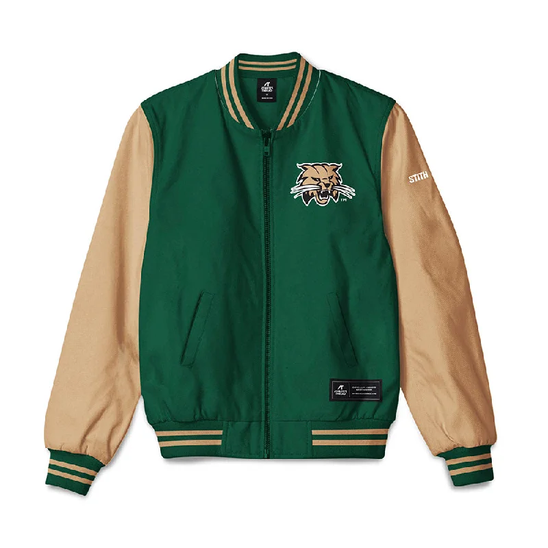 Ohio - NCAA Women's Swimming & Diving : AnnaLiess Stith - Bomber Jacket Mesh Jacket Canvas Jacket Denim Jacket Ohio - NCAA Women's Swimming & Diving : AnnaLiess Stith - Bomber Jacket Mesh Jacket Canvas Jacket Denim Jacket