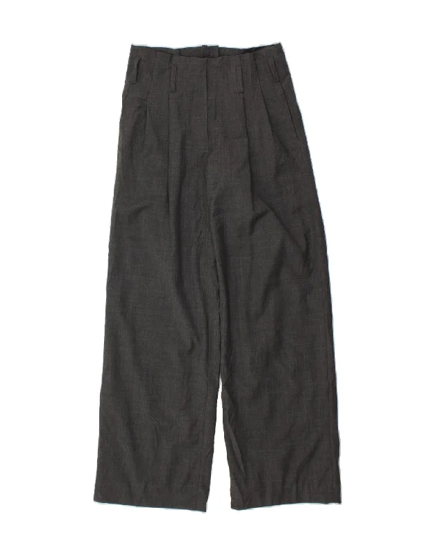 J. CREW Womens Pegged Chino Trousers US 6 Medium W28 L32 Grey Wool Trousers luxurious premium