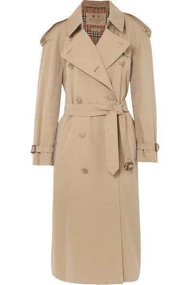 The Westminster Long cotton-gabardine trench coat Tailored Straight A-Line