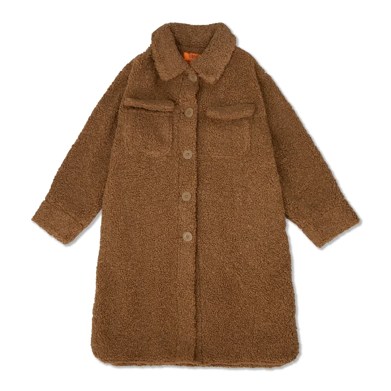 BOA COAT【U2432503】 Cuffed Rolled Raglan