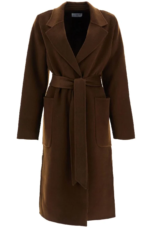 Dynamis Studio Women's Long Milan Coat Buttoned Toggled Snapped