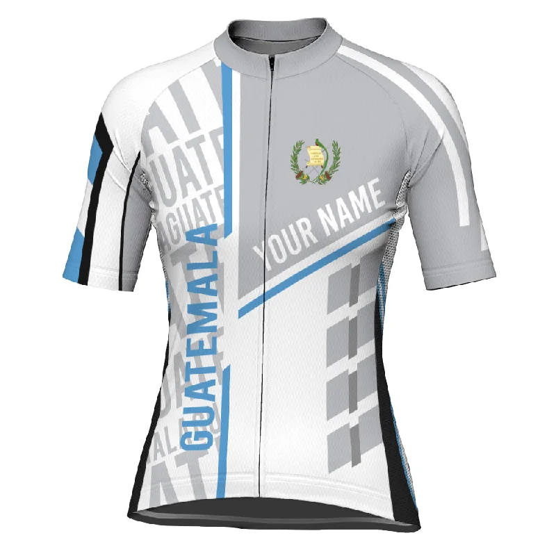 Customized Guatemala Winter Thermal Fleece Short Sleeve Cycling Jersey for Women Dark Color Jersey Shirt Customized Guatemala Winter Thermal Fleece Short Sleeve Cycling Jersey for Women Dark Color Jersey Shirt