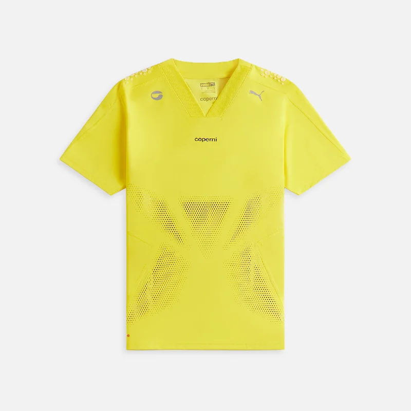 PUMA x Coperni Football Jersey - Court Yellow Maximalist Jersey Tee