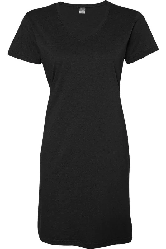 LAT Women´s V-Neck Fine Jersey Coverup Branded Jersey Tee