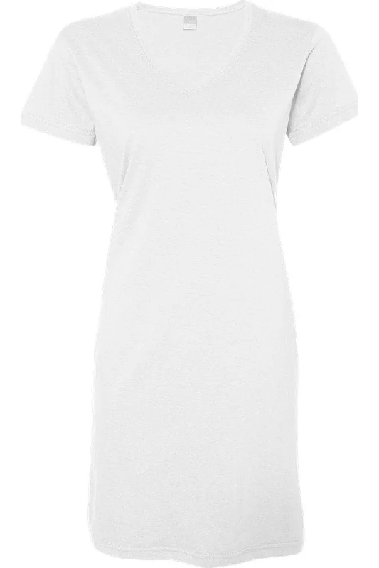 LAT Women´s V-Neck Fine Jersey Coverup Designer Jersey Tee