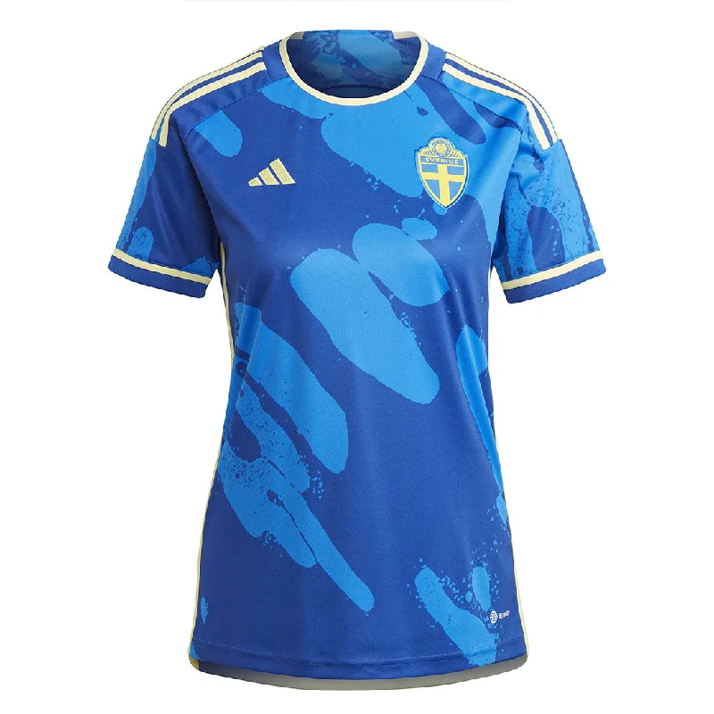 adidas - Women's Sweden 23 Away Jersey (HT7142) Royal Blue Jersey Shirt