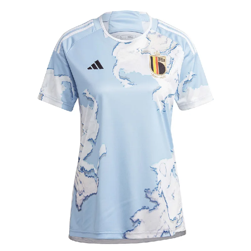 adidas - Women's Belgium 23 Away Jersey (HS9952) Animal Print Jersey Tee