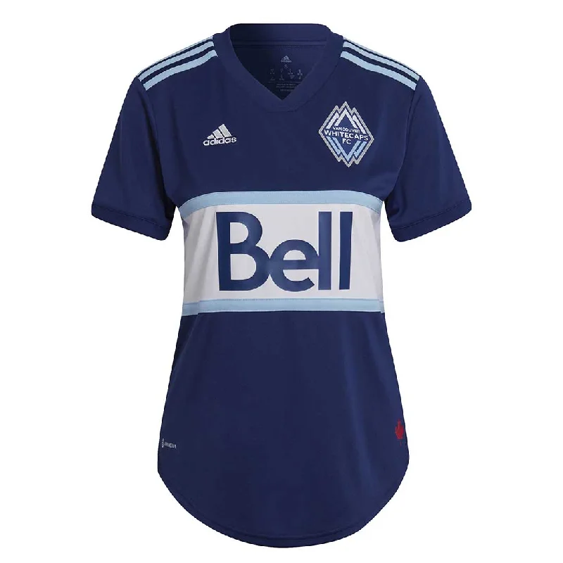 adidas - Women's Vancouver Whitecaps FC 22/23 Away Jersey (H55833) Beige Jersey Tee