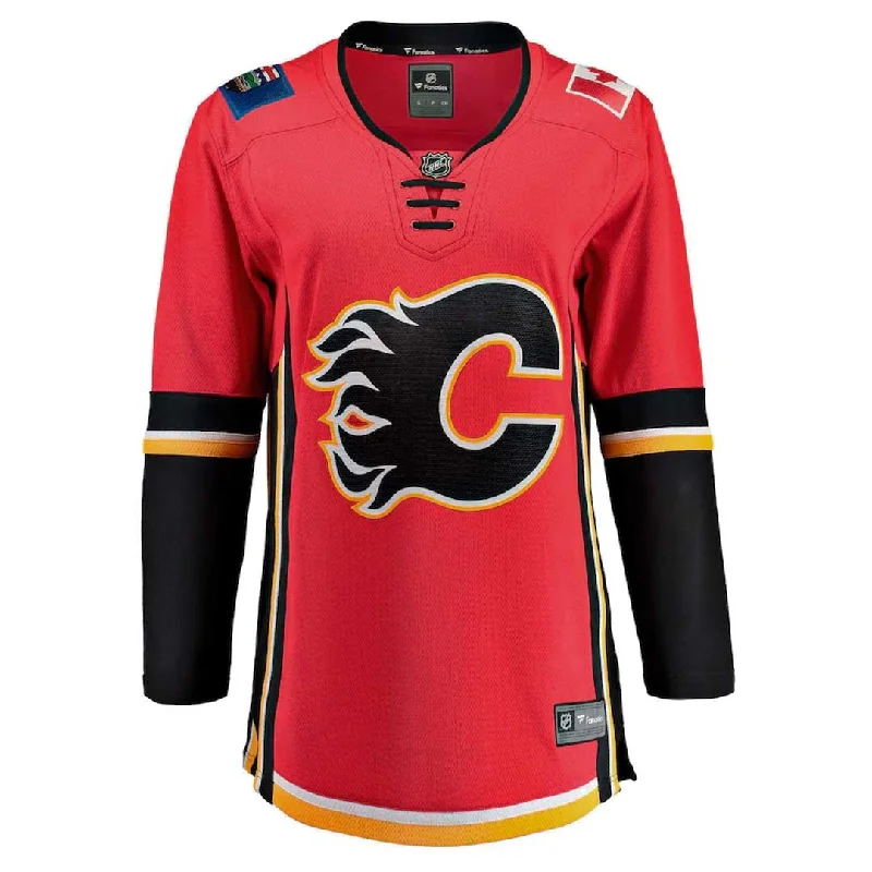 Fanatics - Women's Calgary Flames Alt Breakaway Jersey (879W CALX 2C BWX) Sky Blue Jersey Tee