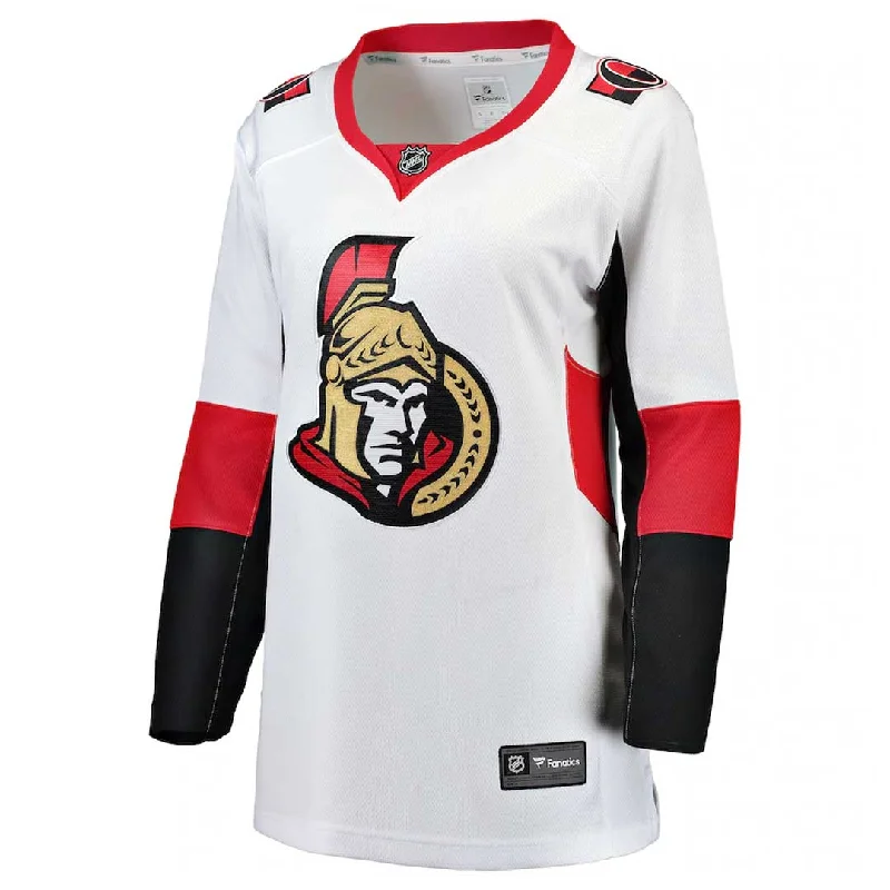 Fanatics - Women's Ottawa Senators Away Breakaway Jersey (879W OSEA 2AB BWA) Mustard Yellow Jersey Tee