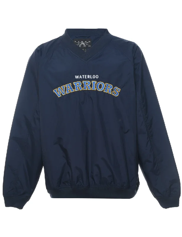 Embroidered Waterloo Warriors Nylon Jersey - L Minimalist Jersey Tee