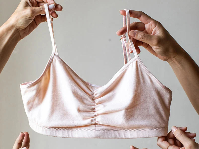 Astrid Jersey Bralette, Blush Spring Jersey Blouse