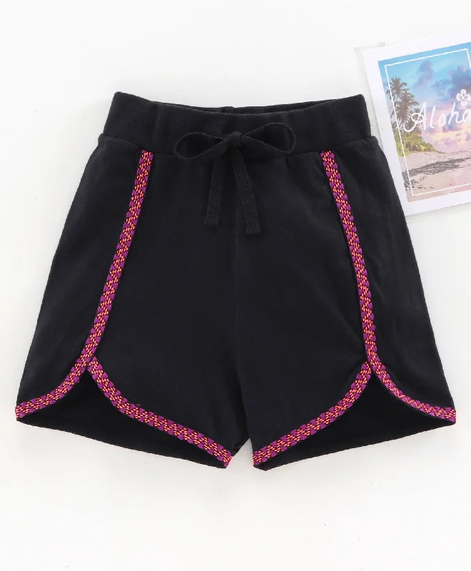 Girls Cotton Jersey Shorts High-End Jersey Tee