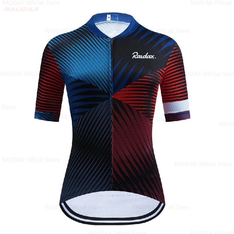 Raudax Women Racing Cycling Jersey Sets (3 Variants) Sophisticated Jersey Tee