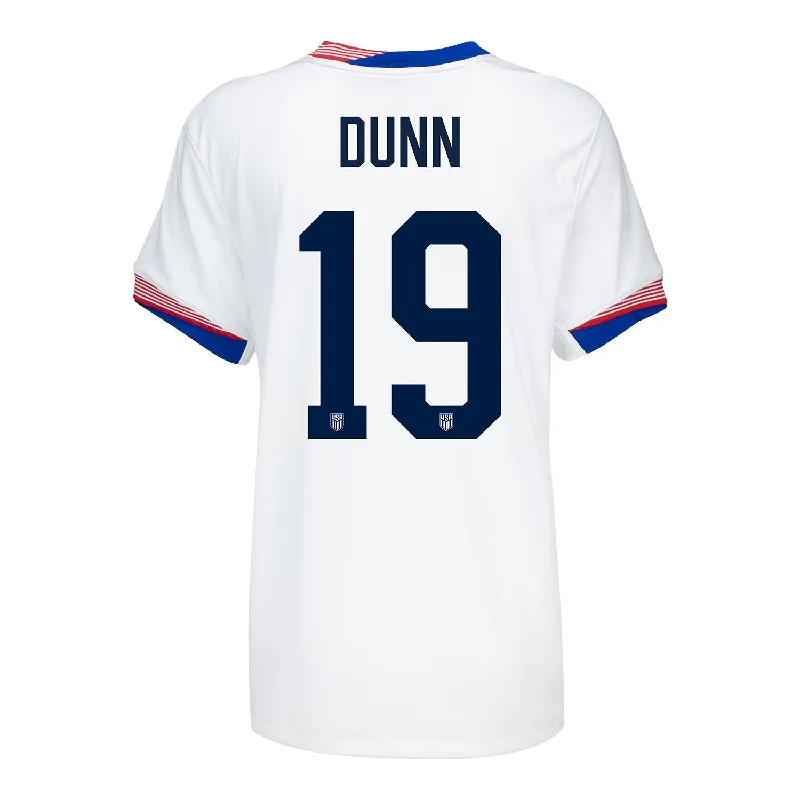 Women's Nike USWNT 2024 American Classic Home Dunn 19 Stadium Jersey Short Sleeve Jersey Top