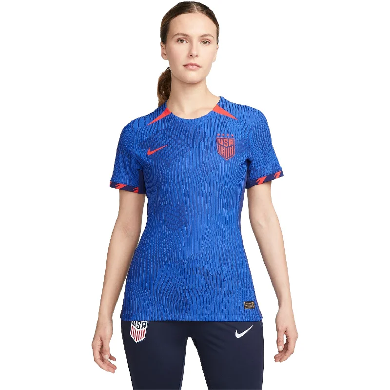 Women's Nike USWNT 2023 Away Match Jersey Burgundy Jersey Tee