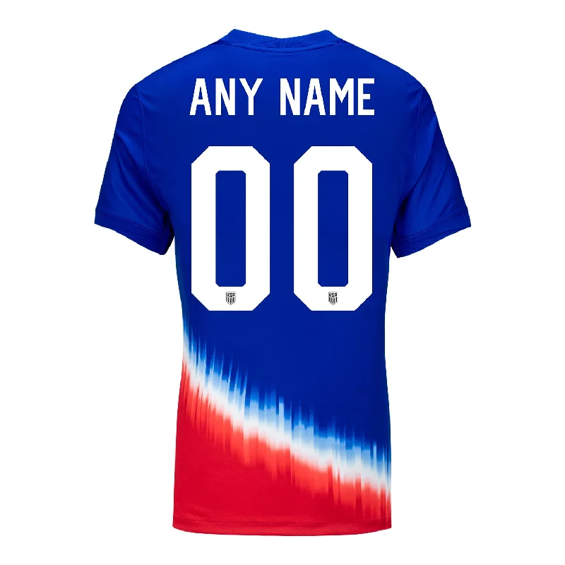 Women's Nike USMNT 2024 Personalized American Icon Away Stadium Jersey Premium Jersey Tee