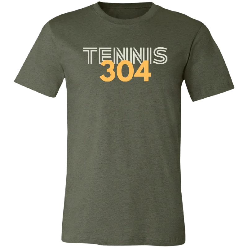 304 Tennis Unisex Jersey Tee Graphic Embroidered Appliqued