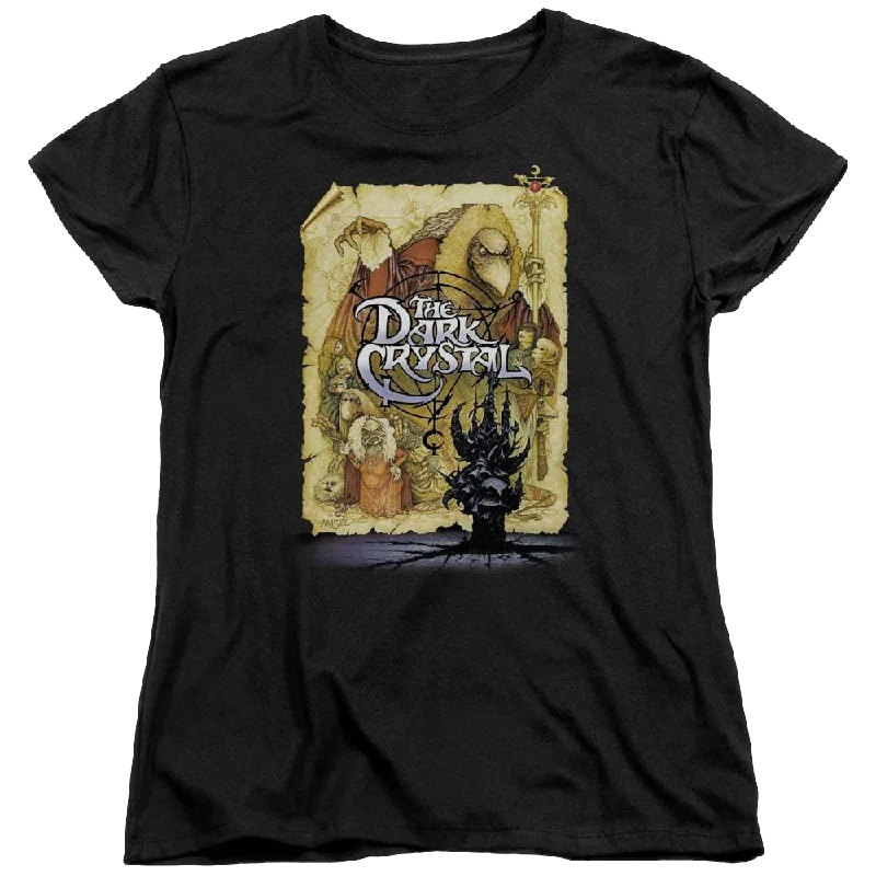 Dark Crystal Poster - Women's T-Shirt Lace Blend Ribbed Blend Corduroy Blend