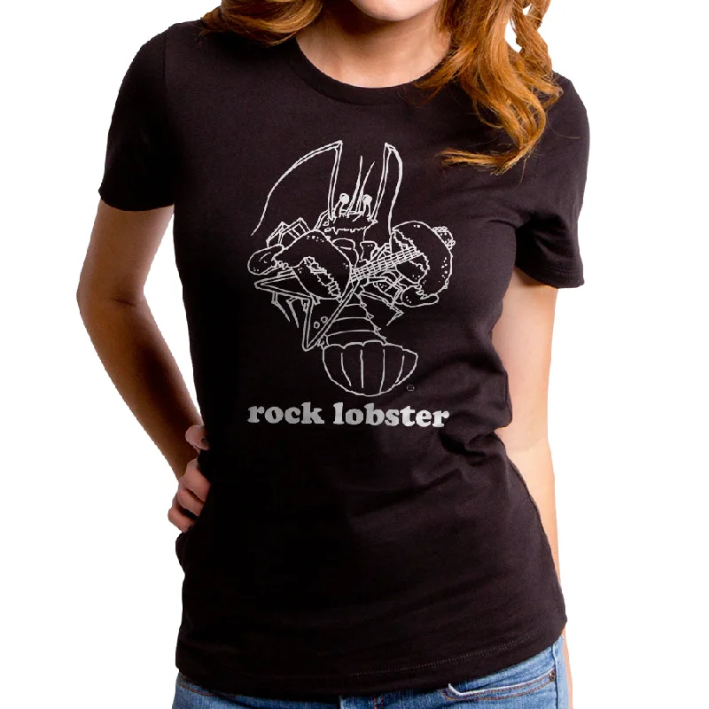 Rock Lobster Women's T-Shirt Terry Blend Velvet Blend Canvas Blend