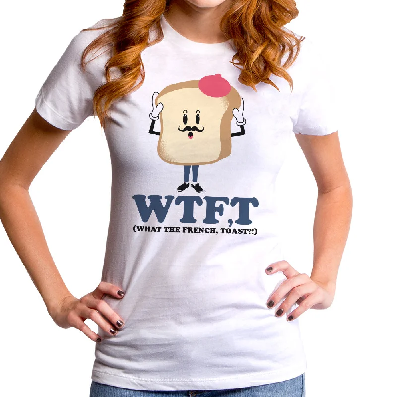 What The French, Toast? Women's T-Shirt Mesh Canvas Denim