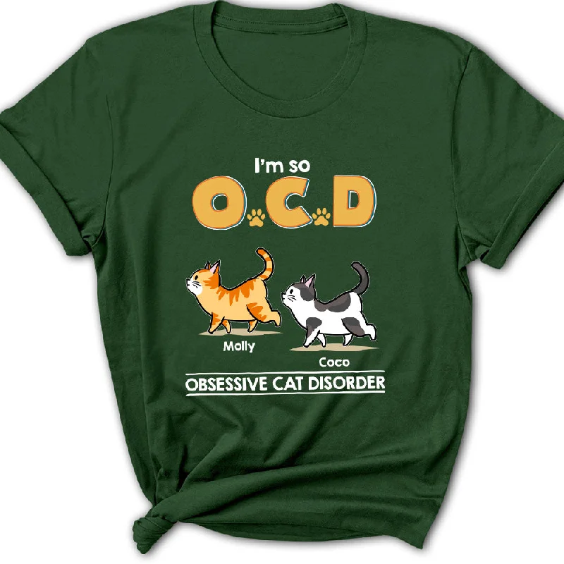 I'm So OCD - Personalized Custom Women's T-shirt Welt Pockets Slit Pockets Flap Pockets