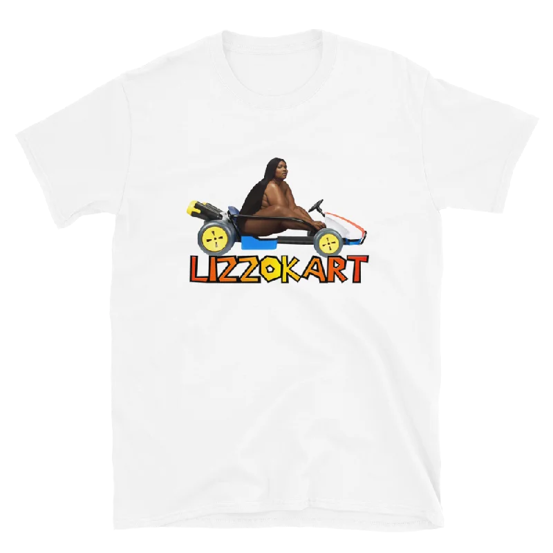 Lizzokart Unisex Tee Solid Print Embellished