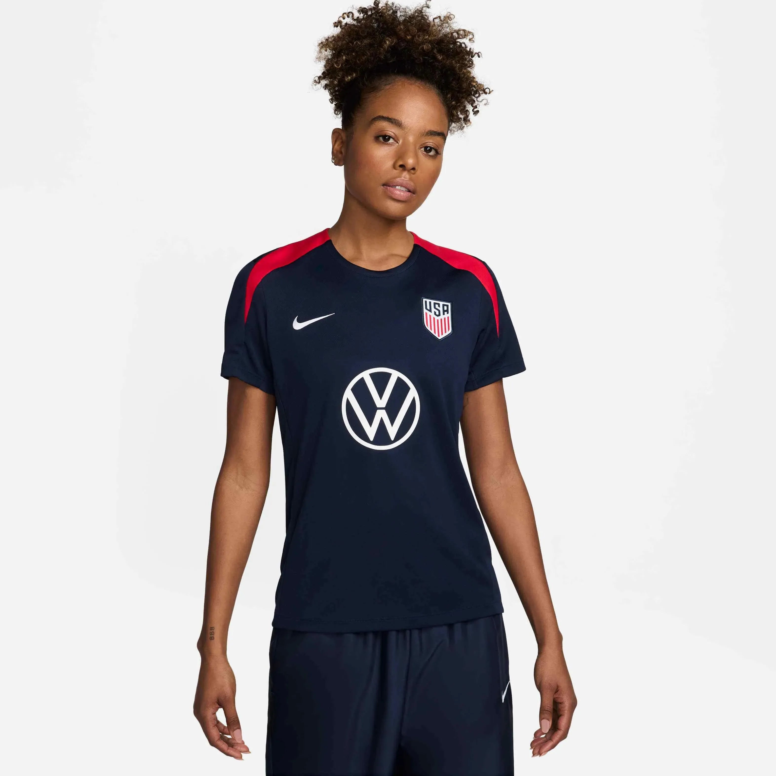 Nike 2024-25 USA Women Dri-Fit Short-Sleeve Knit Top Boutique Knit Tee