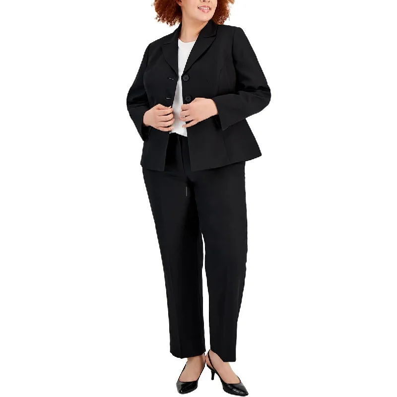 Plus Womens Solid Polyester Dress Pants Tunics Top rated