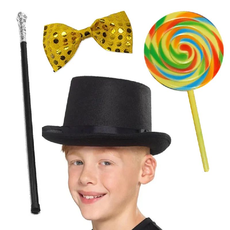 Children's Willy Wonka Fancy Dress Kit Tunics Stylish elegant