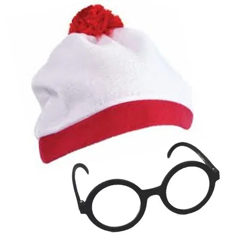 Where's Wally Fancy Dress Kit Tunics Winter warm