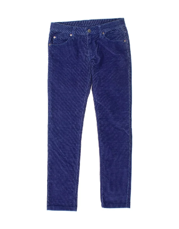 CHEAP MONDAY Womens Slim Corduroy Trousers W28 L28 Blue Cotton Trousers Mesh Breathable CHEAP MONDAY Womens Slim Corduroy Trousers W28 L28 Blue Cotton Trousers Mesh Breathable