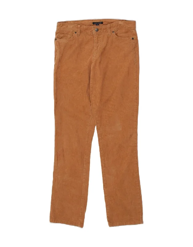 TOMMY HILFIGER Womens Straight Corduroy Trousers US 4 Small W30 L31 Brown Trousers Culottes Wide Leg TOMMY HILFIGER Womens Straight Corduroy Trousers US 4 Small W30 L31 Brown Trousers Culottes Wide Leg