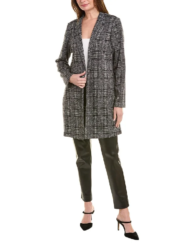 Joseph Ribkoff Open Front Blazer Plus Size Women's Coat