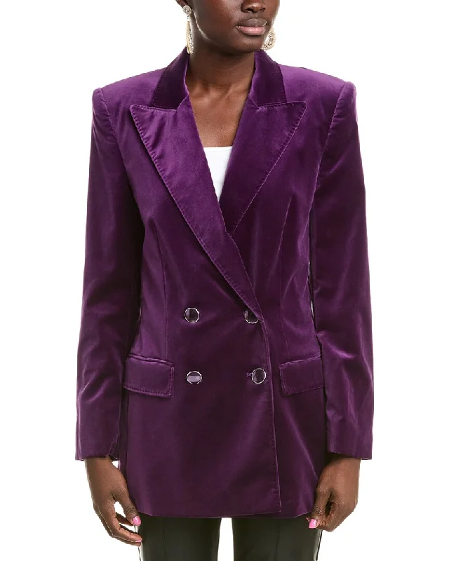 Alberta Ferretti Velvet Blazer Women's Classic Blazer