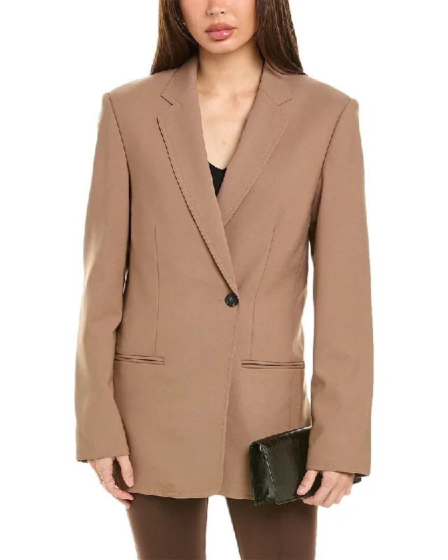 Helmut Lang Wool-Blend Blazer Women's Premium Blazer