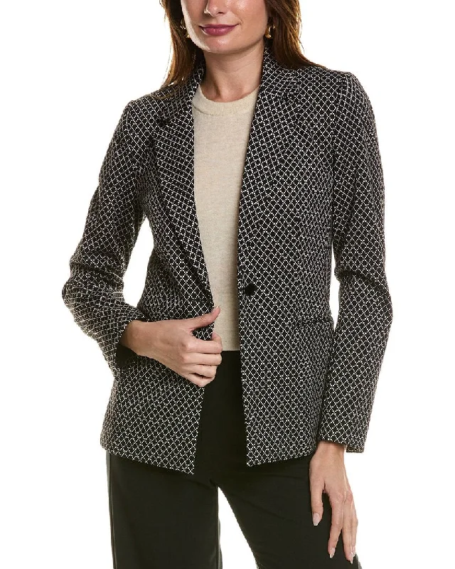 T Tahari Shawl Collar Blazer Women's Trendy Jacket