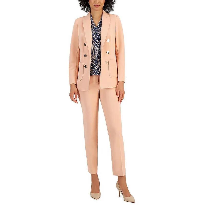 Womens Knit Long Sleeves Open-Front Blazer Women's Banquet Suit